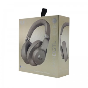 헤드폰 포장 상자 더블 구리 종이 라미네이트 그레이 보드 플랩 자석 상자 하드 페이퍼 박스