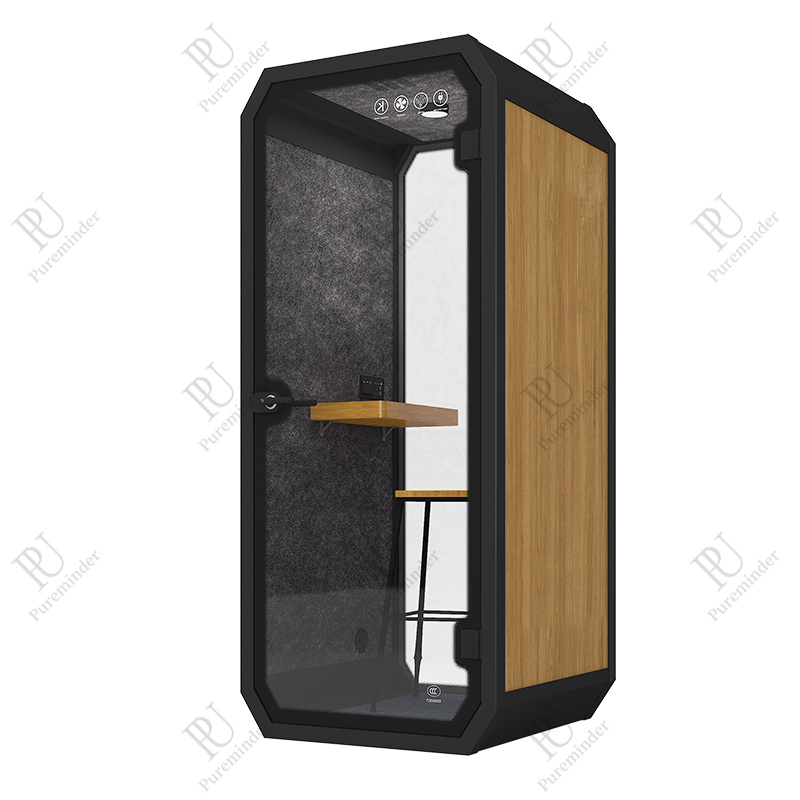 Pureminder S 크기의 방음 부스 개인 휴대용 프라이버시 침묵을위한 집 및 사무실 회의