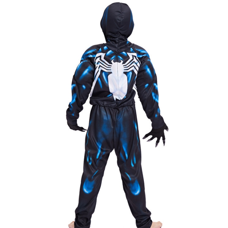 Venom Muscle Costume Cosplay 슈퍼 히어로 영화 의상 어린이 소년 할로윈 의상을위한