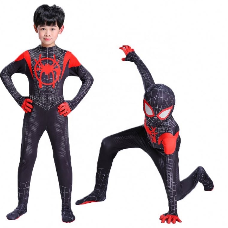 할로윈 TV를위한 슈퍼 히어로 블랙 Zentai 슈트&movie cosplay black spider man 의상을위한&adults