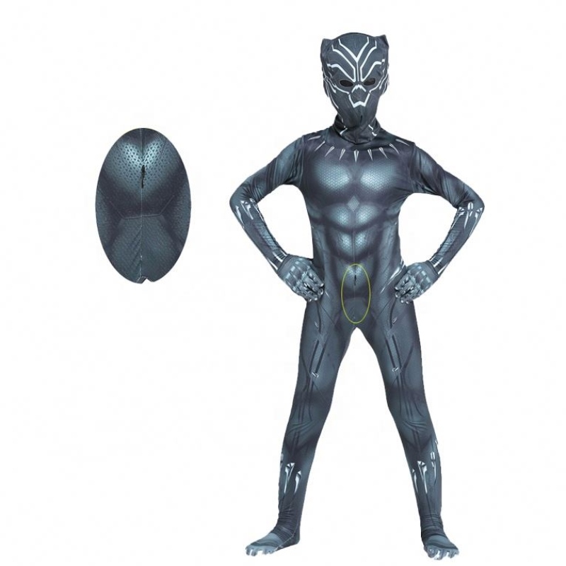 Hot Marvel Africa Halloween Wakanda Forever Zentai Suit for Kids&ADULTS FANTASTIC BLACK PANTHER FOUR 의상