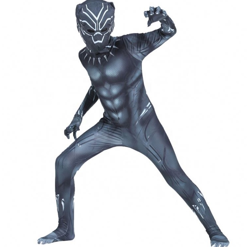 Hot Marvel Africa Halloween Wakanda Forever Zentai Suit for Kids&ADULTS FANTASTIC BLACK PANTHER FOUR 의상