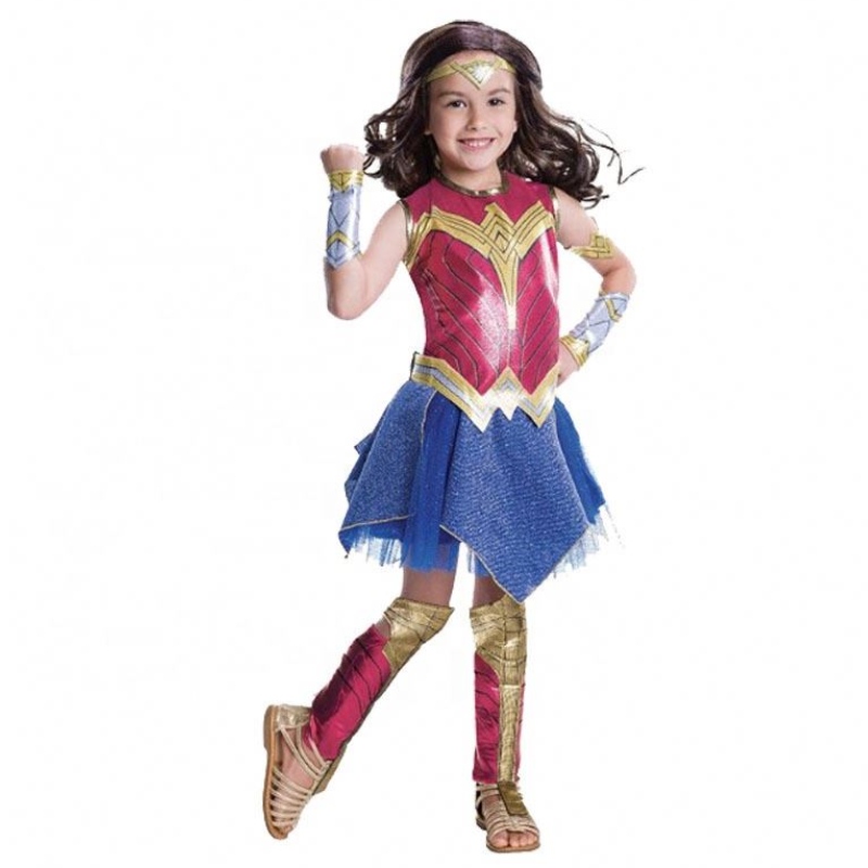 New Design Children의 의상의 의상 어린이 슈퍼 히어로 의상 Wonder Woman Cosplay Costumes for Girls