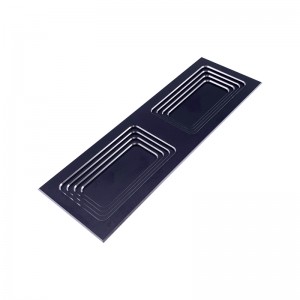 고품질 홈 하드웨어 가구 서랍 캐비닛 도어 검은 금속 알루미늄 CNC 풀 핸들