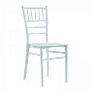 티파니 스타일 파티 플라스틱 결혼식 임대 파티 PP 의자 가구 이벤트 의자 쌓기