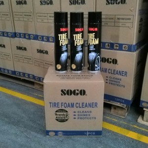 자동차 클리너를위한 타이어 샤인 폼 클리너 긴 지속적인 고품질 광택 광택 광택 보호