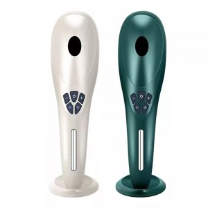 머리 성장 빗 전동 레이저 두피 마사지 Rf 빨간색 파란색 빛 탈모 방지 치료 Ems 진동 브러시