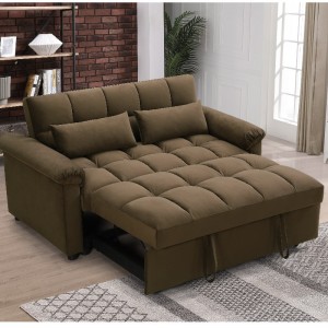 소파는 실목 스펀지로 침대를 당긴다