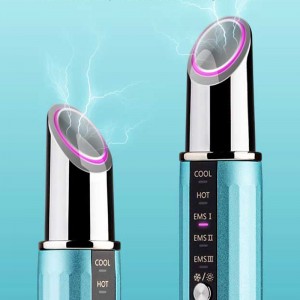 RF Beauty Eye Massager Stick EMS Beauty Eye 악기 무선 주파수 Hot&잔실, 반 링클, 페이딩 어두운 원, 페이딩 아이 백을 줄이기위한 Cool Compress 악기
