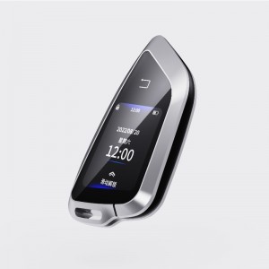 스마트 LCD 자동차 키, 업그레이드 키리스 엔트리, 자동 잠금&잠금 해제 원격 자동차 스타터, 키 FOB 교체 안티 도난 액세서리, 차량 로고 디스플레이