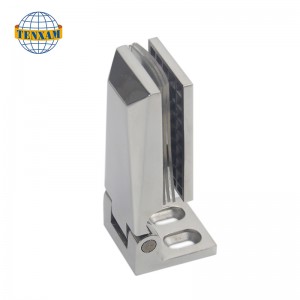 단일 엣지 90도 유리 클램프