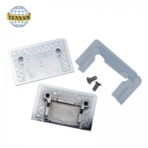 필렛 경사 가장자리 0도 유리 클램프