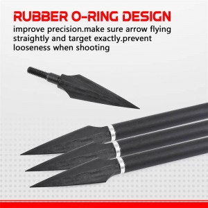 Elongarrow 125개의 활 화살표, 탄소 화살에 사용