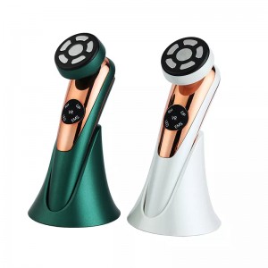 EMS Hot Cold Photon Beauty Instrument Face Skin Whiten Lift 조임 페이스 리프트 뷰티 도구 USB 휴대용 전기 얼굴 마사지, 얼굴 소개 클렌징 피부 강화 주름 제거 핫 페이셜 소개 미용 장치