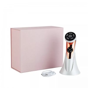 EMS Hot Cold Photon Beauty Instrument Face Skin Whiten Lift 조임 페이스 리프트 뷰티 도구 USB 휴대용 전기 얼굴 마사지, 얼굴 소개 클렌징 피부 강화 주름 제거 핫 페이셜 소개 미용 장치