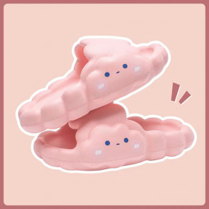 2022 Spring Summer Cushion Unisex 실내 야외 하우스 해변 부드러운 귀여운 사랑스러운 샌들 두꺼운 플랫폼 구름 슬리퍼