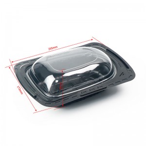 로스트 치킨 메추라기 고기 트레이 컨테이너를 빼십시오