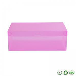 사용자 정의 명확한 접이식 플라스틱 접이식 신발 디스플레이 스토리지 박스 포장