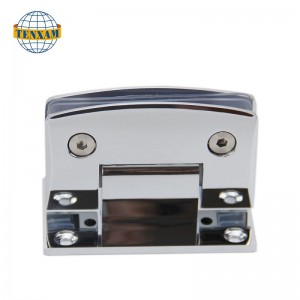 90도 벽에서 유리 문 힌지 아연 합금 욕실 유리 샤워 힌지