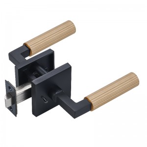 S7132 고품질 현대 사각형 도어 잠금, 헤비 듀티 현대식 디자인 도어 레버 핸들