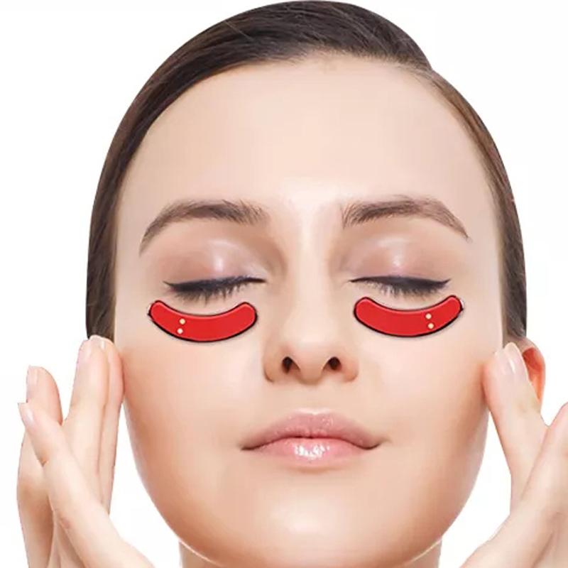 EMS&Red Light Eye Beauty Massager 악기, 홈 사용 뷰티 아이 주름 마사거 장치 진동 마사기 LED 적색 가벼운 눈 패치 RF 눈 뷰티 악기 잔해를 제거합니다.