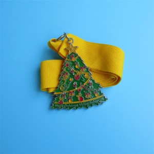 크리스마스 기념 메달 크리스마스 금속 휴가 선물