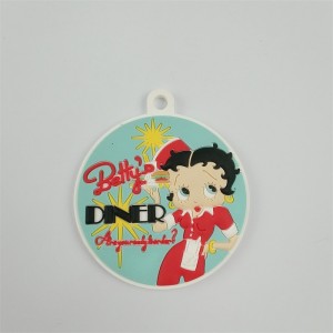 맞춤형 목걸이 메달 화려한 UV 인쇄 고무 메달