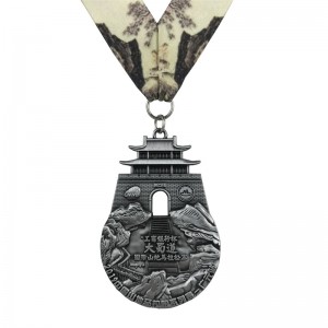 완벽한 디자인 골동품 황동 골드 실버 4D 금속 메달 이벤트 메달 상