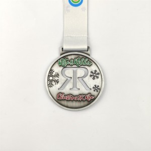 골드 실버와 동메달 크리스마스를위한 맞춤 메달 선물