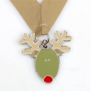 크리스마스 골드 실버 및 동메달을위한 맞춤 메달 상