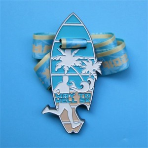 스포츠 데이 메달 기념 메달 스포츠 메달과 달리기를위한 리본