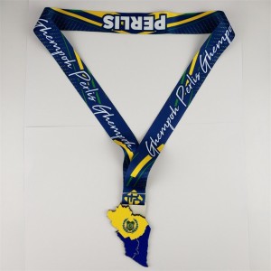 개그 메달 제조업체 설계 금속 3D 금 도금 메달 전국 도시지도 메달