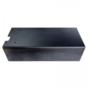 검은 색 양극화 압출 프로파일, CNC 밀링 고정밀 부품