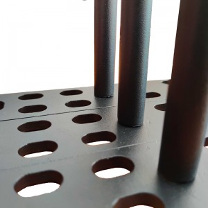 고품질 블랙 파우더 스프레이 스틸 플로팅 브래킷이 이동식지지로드