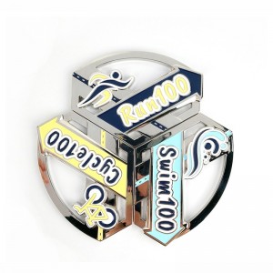 다이 캐스트 메달 금 금속 상 3d 트라이 애슬론 메달 스포츠 메달