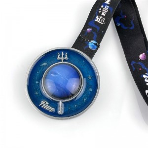 컬러 3D 에나멜 입체 효과 메달 트레일 달리기 메달