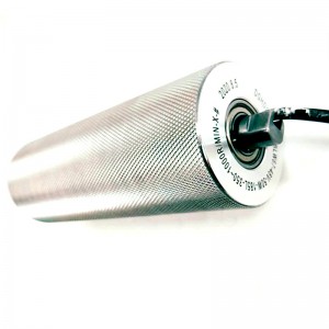 전기 롤러 내장 모터 AC 220V 380V DC 24V 48V 스테인레스 스틸 롤러 전원 고무 코팅 롤러