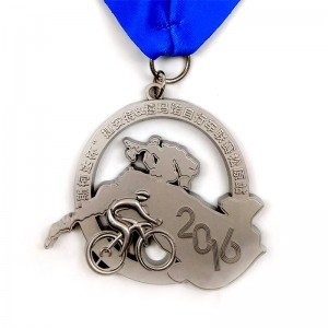 커스텀 3D 다이 캐스트 사이클링 산악 자전거 경주 자전거 스포츠 메달