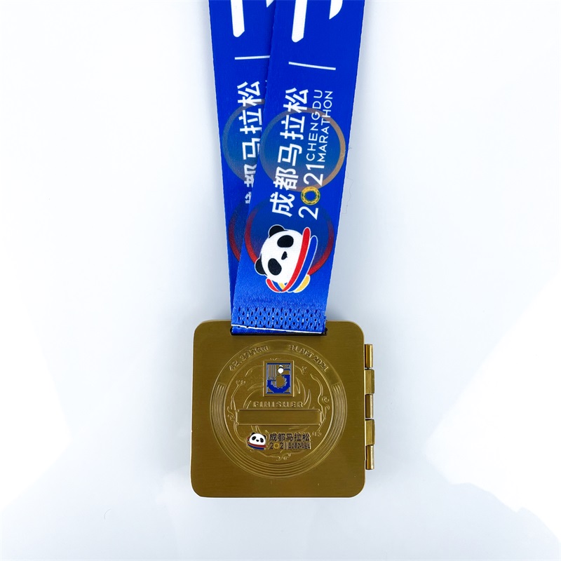 팬더 디자인 품질 맞춤형 마라톤 메달 금속 스포츠 메달