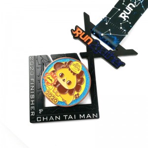 개그 도매 커스텀 로고 디자인 금속 합금 달리기 마라톤 스포츠 명예 메달