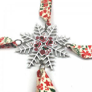 산타 달리기 메달 기독교 메달 선물 금속 별 상