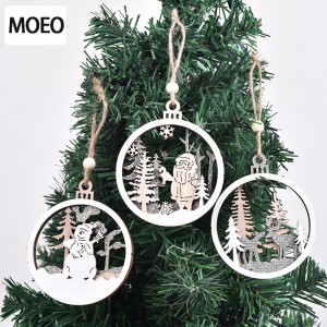 나무로 된 크리스마스 흠