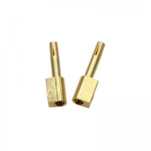 황동 플러그&소켓 핀 --- 나사 끝