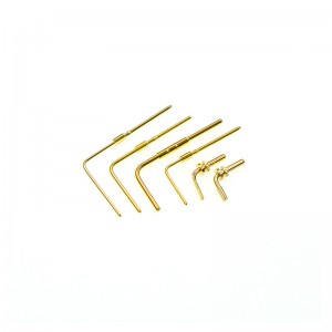 황동 플러그&소켓 핀 --- 직각 결말