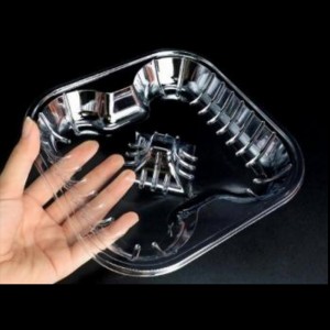 뚜껑이없는 슬롯 과일 트레이 190*190*25 mm HGF-4A (85)