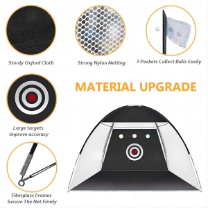 야외 훈련 골프 타격 네트는 매트와 함께 운전하는 연습을합니다