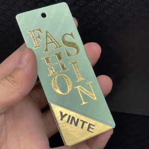 금박 인쇄 프로세스 교수형 카드