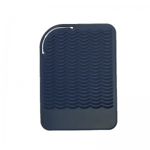 열 내성 패드 컬링 아이언 핫 도구 홀더 헤어 스트레이트너 트레일 운반 실리콘 패드를 쉽게 청소하기 쉬운 내구성