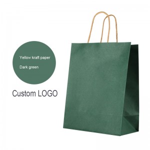 다채로운 갈색 종이 가방