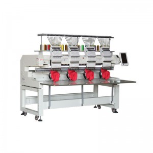 4 개의 헤드 고속 컴퓨터 자수 기계